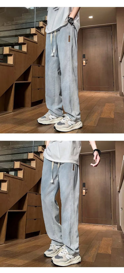 Pantalón Ancho Suelto Casual Ligero - Image 13