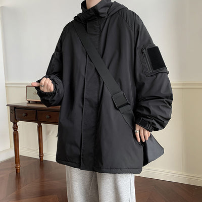 Chaqueta 3 en 1 con Cierre Velcro - Abrigo de Trabajo Versátil Estilo Japonés - Image 8