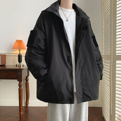 Chaqueta 3 en 1 con Cierre Velcro - Abrigo de Trabajo Versátil Estilo Japonés - Image 14