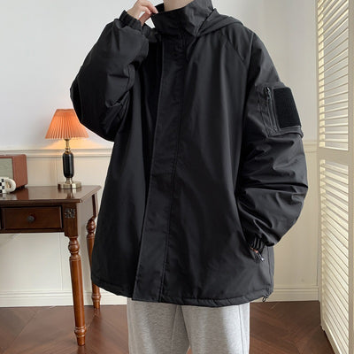Chaqueta 3 en 1 con Cierre Velcro - Abrigo de Trabajo Versátil Estilo Japonés - Image 18