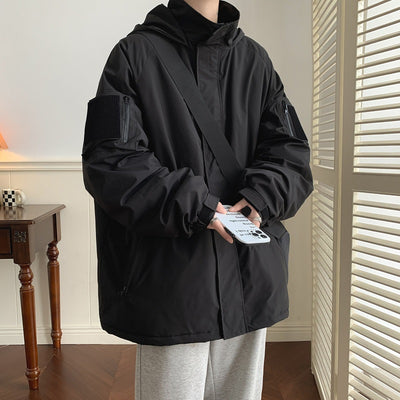 Chaqueta 3 en 1 con Cierre Velcro - Abrigo de Trabajo Versátil Estilo Japonés - Image 19