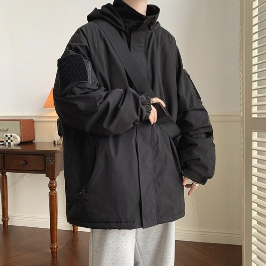 Chaqueta 3 en 1 con Cierre Velcro - Abrigo de Trabajo Versátil Estilo Japonés - Image 20