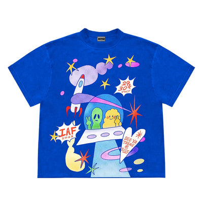 Camiseta Artística Diseño UFO Estilo Instagram - Image 20