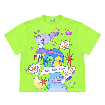 Camiseta Artística Diseño UFO Estilo Instagram - Image 22