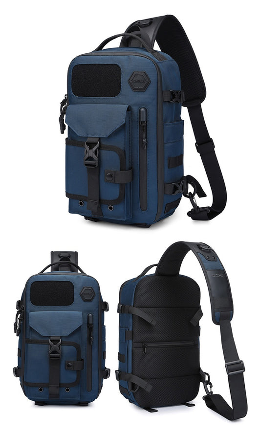 Bolsa Táctica Deportiva Impermeable para Pecho y Hombro - Image 13
