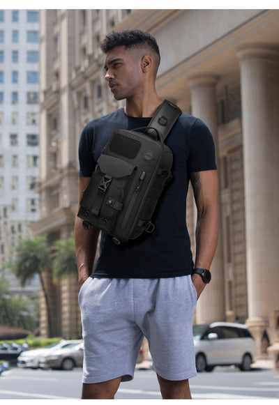 Bolsa Táctica Deportiva Impermeable para Pecho y Hombro - Image 15