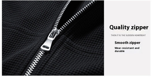 Sudadera Deportiva con Capucha Texturizada Waffle para Hombre - Image 37