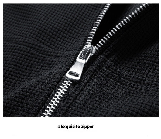 Sudadera Deportiva con Capucha Texturizada Waffle para Hombre - Image 44