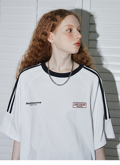 Camiseta Retro Suelta para Parejas - Manga Corta Verano - Image 20