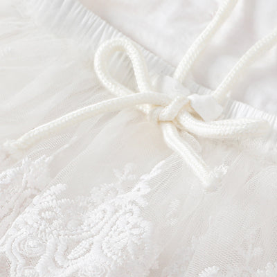 Vestido Princesa Niña con Encaje de Mariposas y Diadema - Image 26