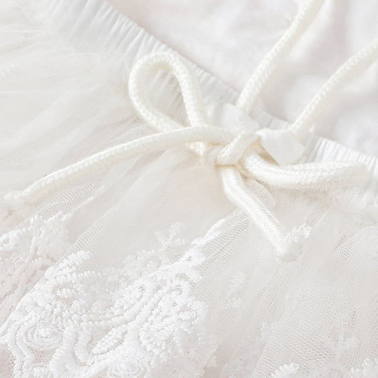 Vestido Princesa Niña con Encaje de Mariposas y Diadema - Image 26