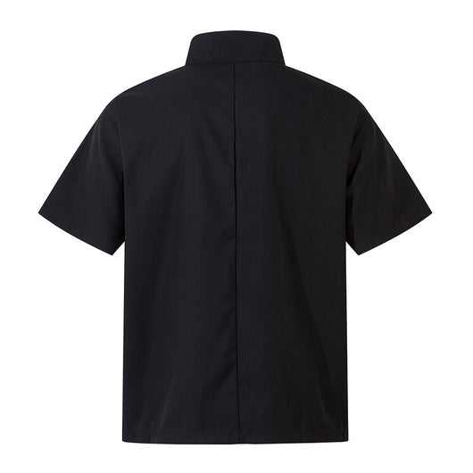 Camisa Suelta de Manga Corta con Solapa para Hombre - Image 22