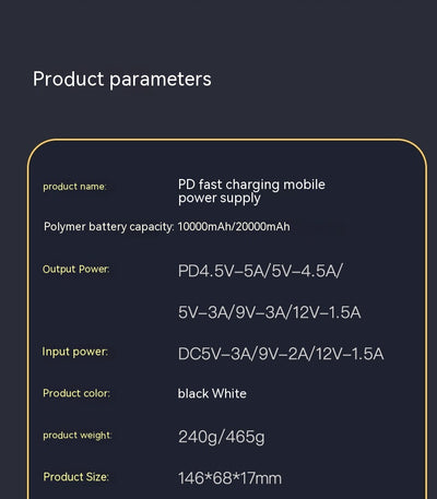 Batería Portátil de Gran Capacidad con Carga Bidireccional Ultra Rápida - Image 25