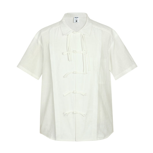 Camisa Retro de Colores Sólidos Personalizable para Hombre - Image 29