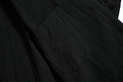 Camisa Retro de Colores Sólidos Personalizable para Hombre - Image 34