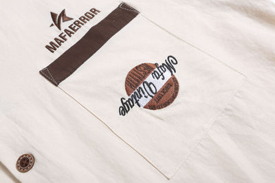 Camisa Bordada de Manga Corta Unisex - Image 18