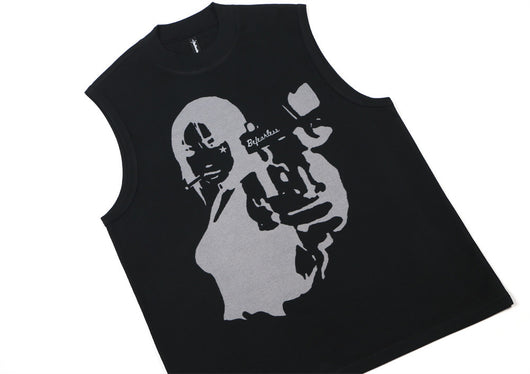 Playera Sin Mangas Estampada para Hombre - Image 19