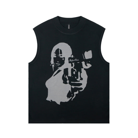 Playera Sin Mangas Estampada para Hombre - Image 23