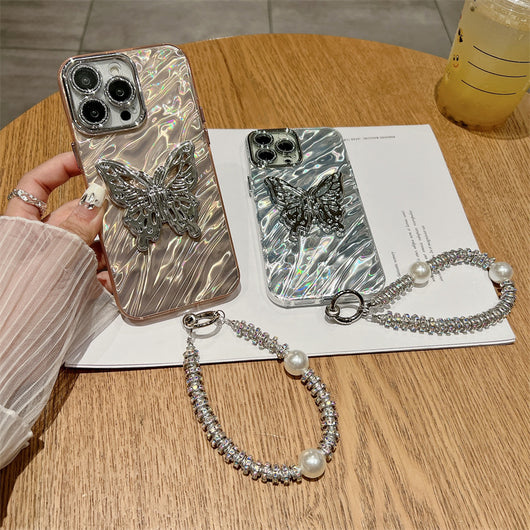 Funda Protectora con Efecto Agua y Mariposas de Silicona - Image 10