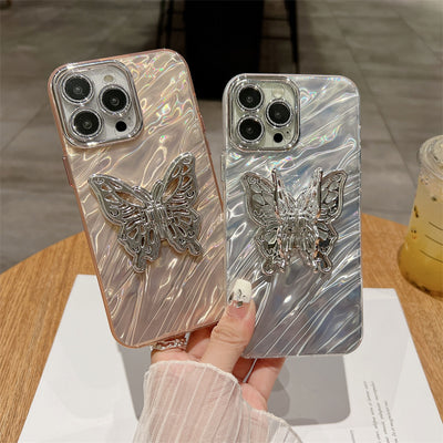 Funda Protectora con Efecto Agua y Mariposas de Silicona - Image 11