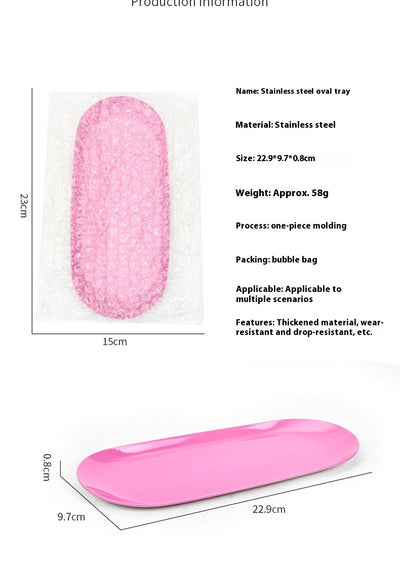 Bandeja Organizadora de Acero Inoxidable para Joyería y Herramientas de Manicura - Image 18