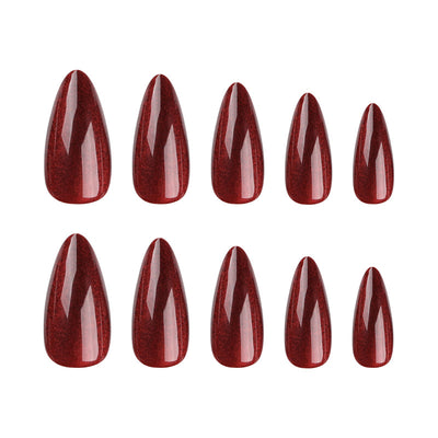 Parches de Uñas Ojo de Gato Rojo Intenso - Image 13