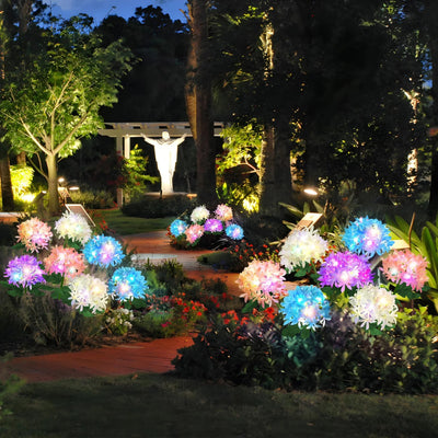 Lámpara Solar Hortensia para Jardín y Patio - Image 14
