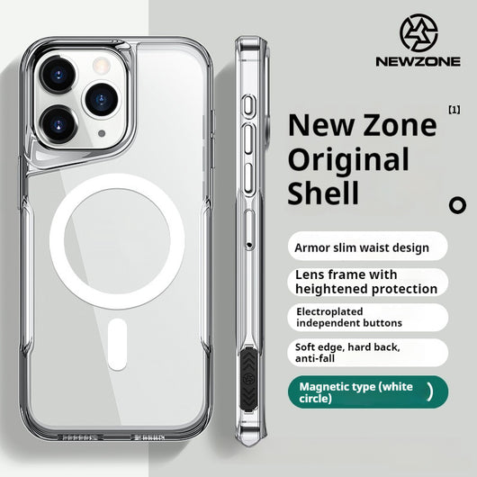 Funda Protectora Magnética Transparente Antiimpactos para Celular - Image 14
