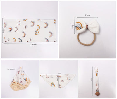 Set de Accesorios para Bebé: Toallitas Calmantes, Anillo de Dentición y Bandas de Cabello - Image 34