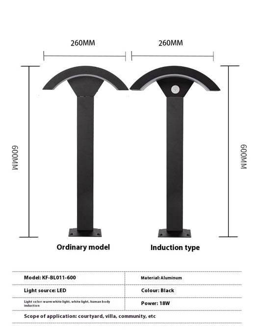 Lámpara de Pared Exterior con Sensor de Movimiento - Diseño Minimalista Impermeable - Image 27
