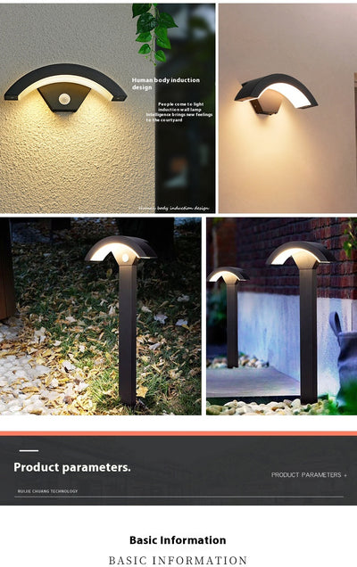 Lámpara de Pared Exterior con Sensor de Movimiento - Diseño Minimalista Impermeable - Image 30