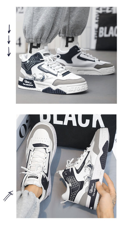 Zapatos Deportivos Casual de Caña Alta para Hombre - Cómodos y Versátiles - Image 19