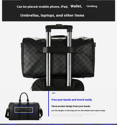 Bolso Bandolera Cuadros Coreano de Gran Capacidad para Viajes - Image 70