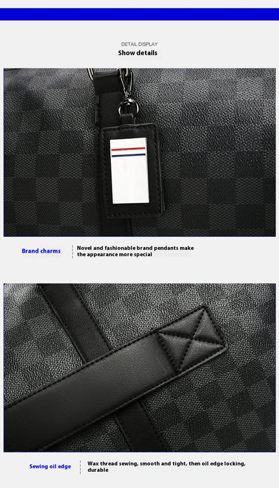 Bolso Bandolera Cuadros Coreano de Gran Capacidad para Viajes - Image 72