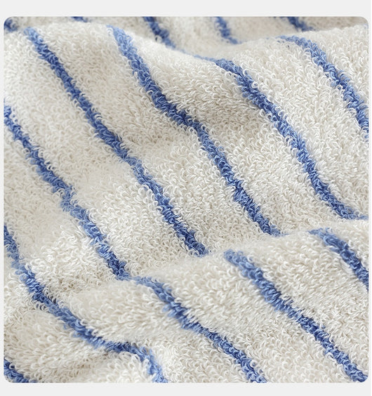 Toalla de Baño Rayada Algodón Puro Dos Colores Súper Absorbente - Image 31