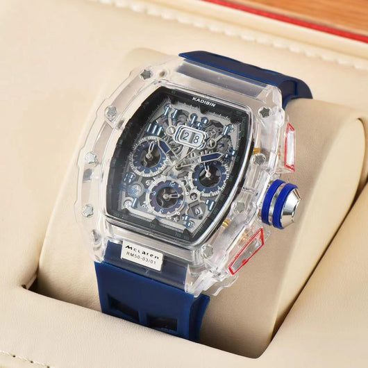 Reloj de Cuarzo con Seis Agujas y Esfera Transparente - Image 12