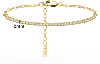 Pulsera de Plata Esterlina con Circones 4A - Elegancia y Temperamento - Image 11