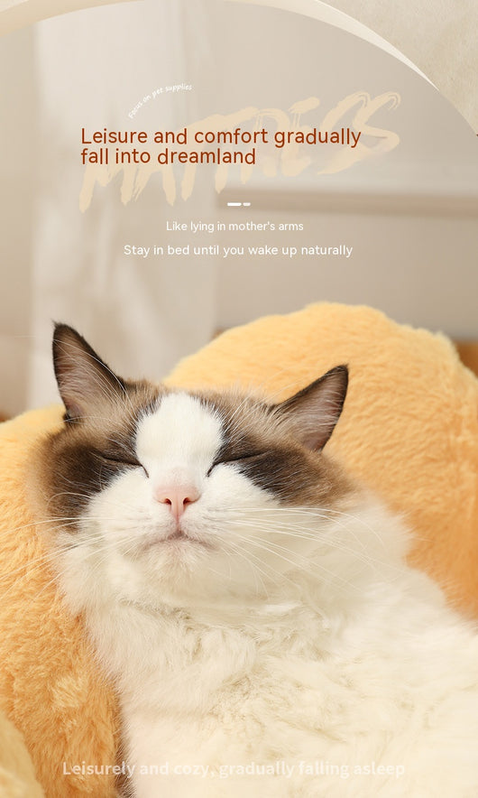 Cama Nido para Gatos con Cojín Acolchado Desmontable y Lavable - Image 8