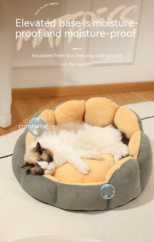Cama Nido para Gatos con Cojín Acolchado Desmontable y Lavable - Image 13