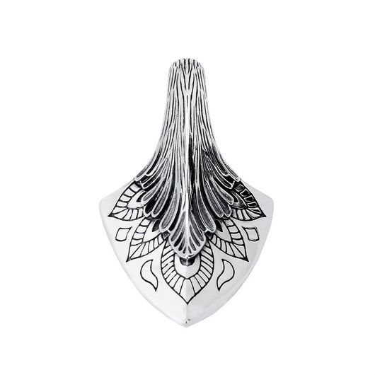 Dije Hacha Plata Esterlina con Cadena Quilla Vintage - Image 9