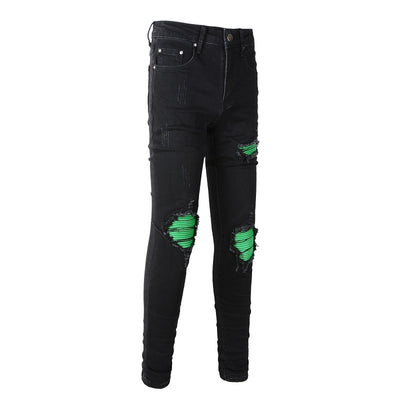 Jeans Green Patch con Lavado American Street - Image 7