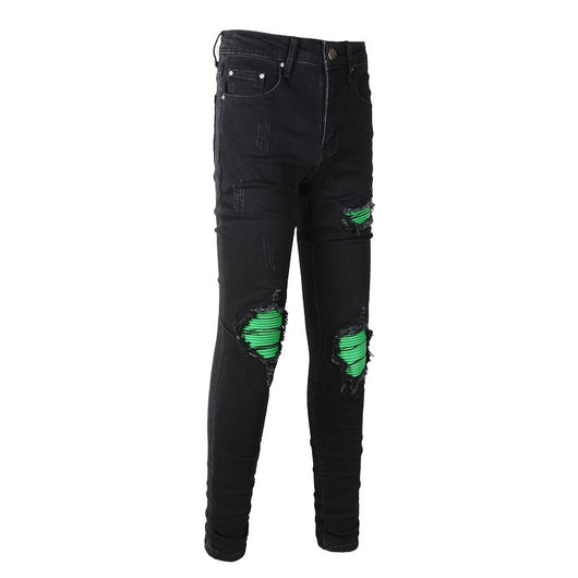 Jeans Green Patch con Lavado American Street - Image 7