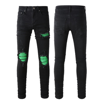 Jeans Green Patch con Lavado American Street - Image 8