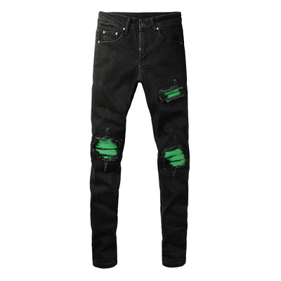 Jeans Green Patch con Lavado American Street - Image 11