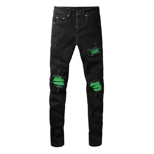 Jeans Green Patch con Lavado American Street - Image 11