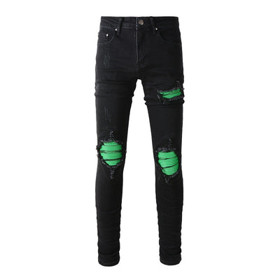 Jeans Green Patch con Lavado American Street - Image 16