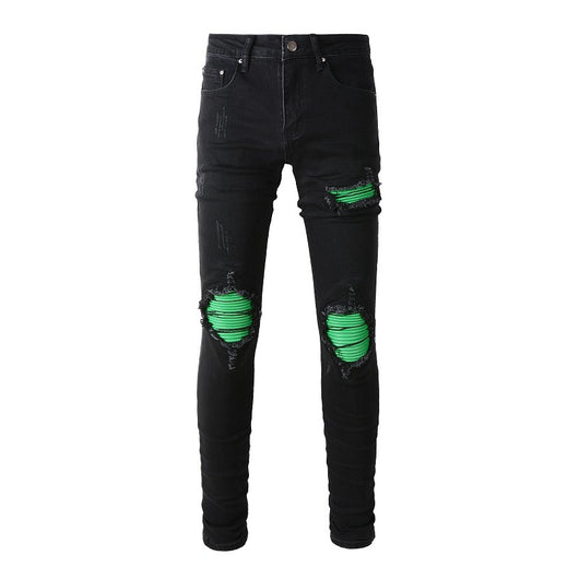 Jeans Green Patch con Lavado American Street - Image 16
