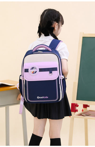 Mochila Escolar Niña Ergonómica Estilo Británico - Protección de Columna Vertebral - Image 28