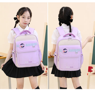 Mochila Escolar Niña Ergonómica Estilo Británico - Protección de Columna Vertebral - Image 31