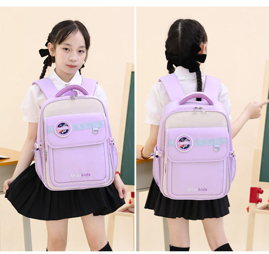 Mochila Escolar Niña Ergonómica Estilo Británico - Protección de Columna Vertebral - Image 31